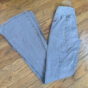 Urban Outfitters Taupe Bell Bottom High Waist Pants XS